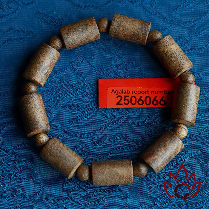 Vòng Trầm Hương Trụ Trúc | 10 Ly | Trầm Tốc Kiến Tự Nhiên Lâu Năm